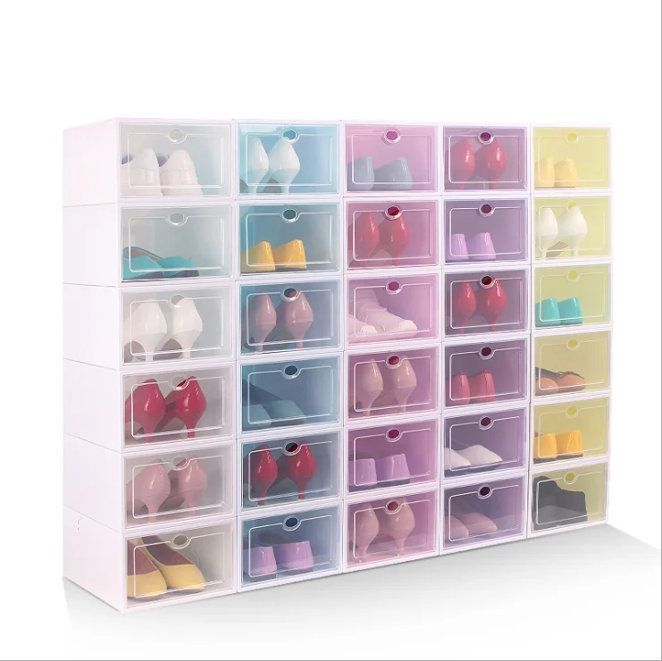 Storage Transparent Plastic Stackable Shoe Box Case Home Drop Front Shoe Storage Box, A variety of
Storage Transparent Plastic Stackable Shoe Box Case Home Drop Front Shoe Storage Box, A variety of