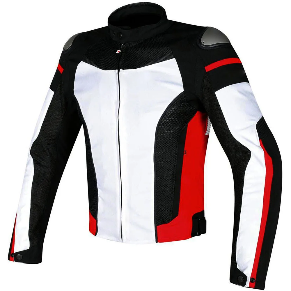Super Speed Men Textile Motorcycle Riding Jacket with Protectors and Windproof Lining
Super Speed Men Textile Motorcycle Riding Jacket with Protectors and Windproof Lining