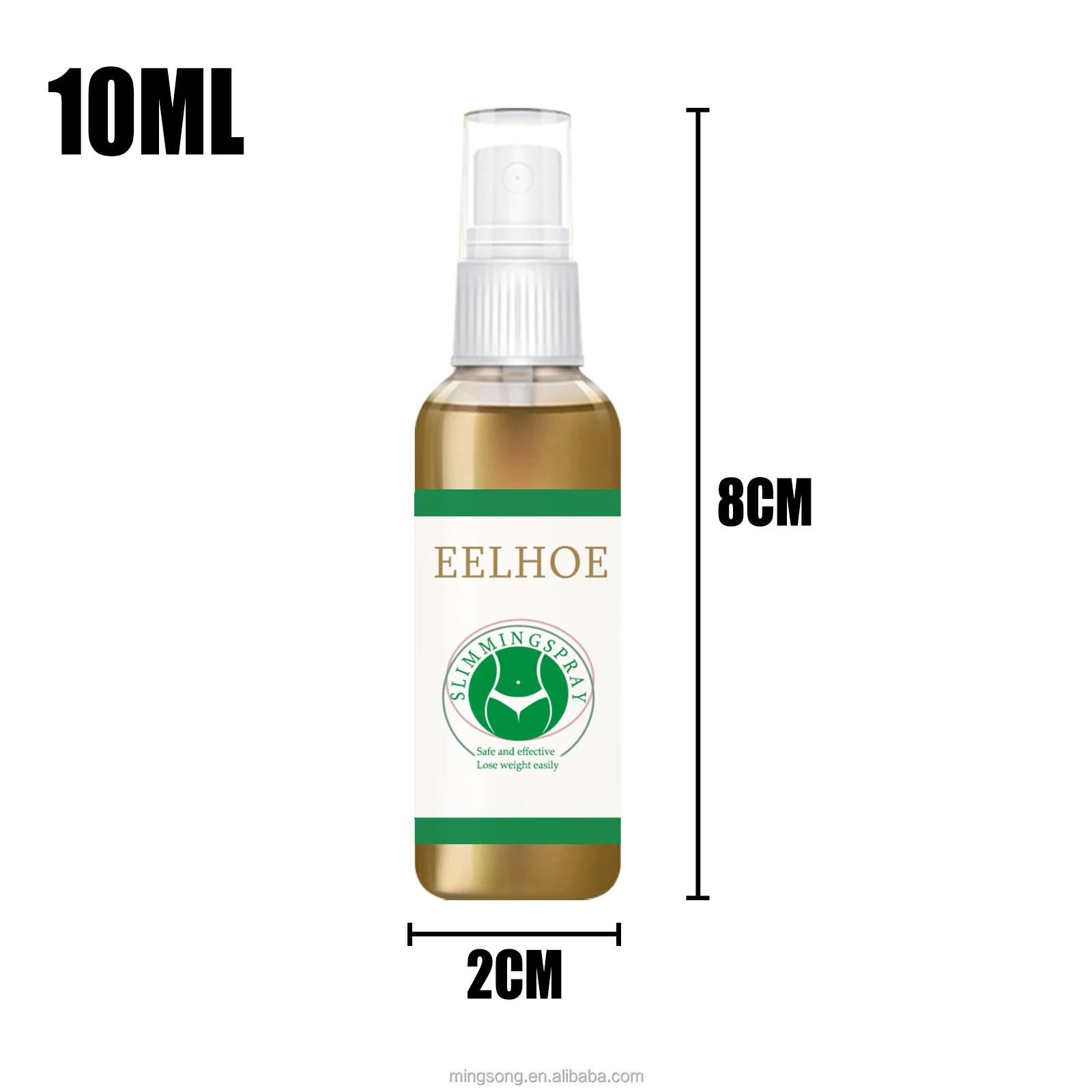 Hot sale 10ml thin body spray fat burning herbal weight loss spray fast weight loss easy to absorb, Green
Hot sale 10ml thin body spray fat burning herbal weight loss spray fast weight loss easy to absorb, Green