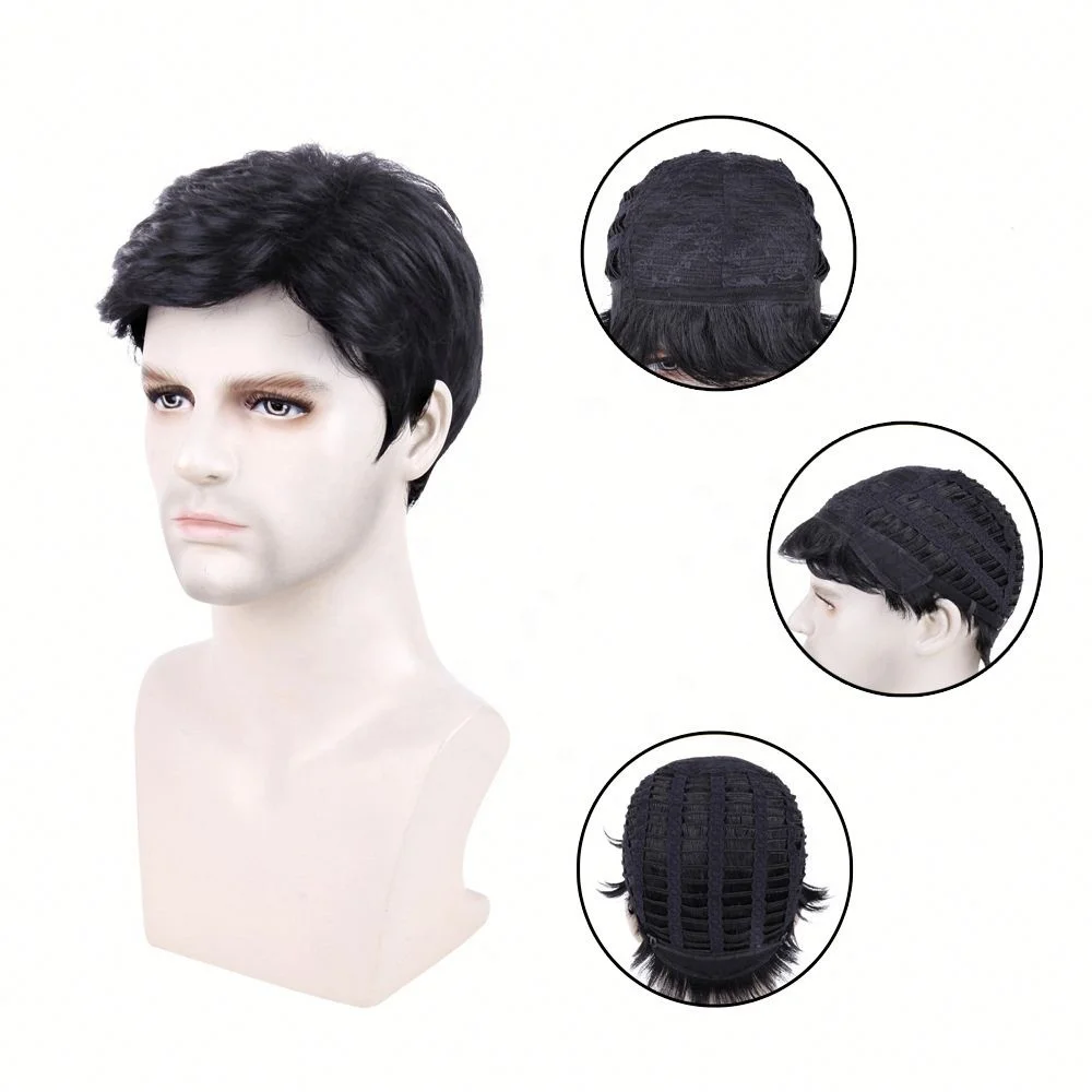 Jhcentury Artificial Wigs Hot Sold Black Synthetic Wigs For Men Can Be Permed And Dyed Wigs
Jhcentury Artificial Wigs Hot Sold Black Synthetic Wigs For Men Can Be Permed And Dyed Wigs
