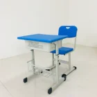Plastic Steel Frame Chair Plastic Seat And Steel Frame Student Desk And Chair