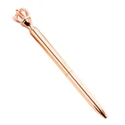 2020 New Design Big Crown Tip Ballpoint Pen with Crystal Metal pen for Office & School Writing Pen