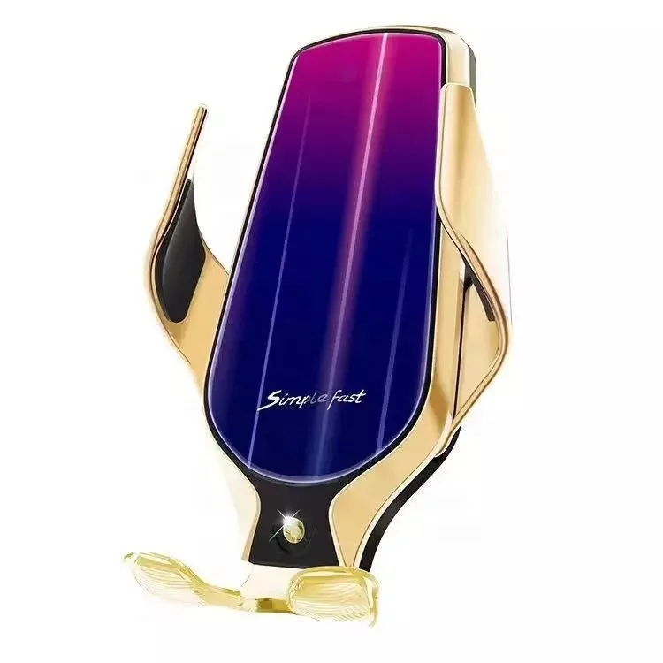 Smart Sensor Car Wireless Charger Infrared Auto-sens Fast Charging Wireless Car Charger Auto QI Charge Car Battery, Silver/gold
Smart Sensor Car Wireless Charger Infrared Auto-sens Fast Charging Wireless Car Charger Auto QI Charge Car Battery, Silver/gold