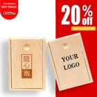 Pan cheap wood box custom logo packaging small sliding lid gift wooden tea box