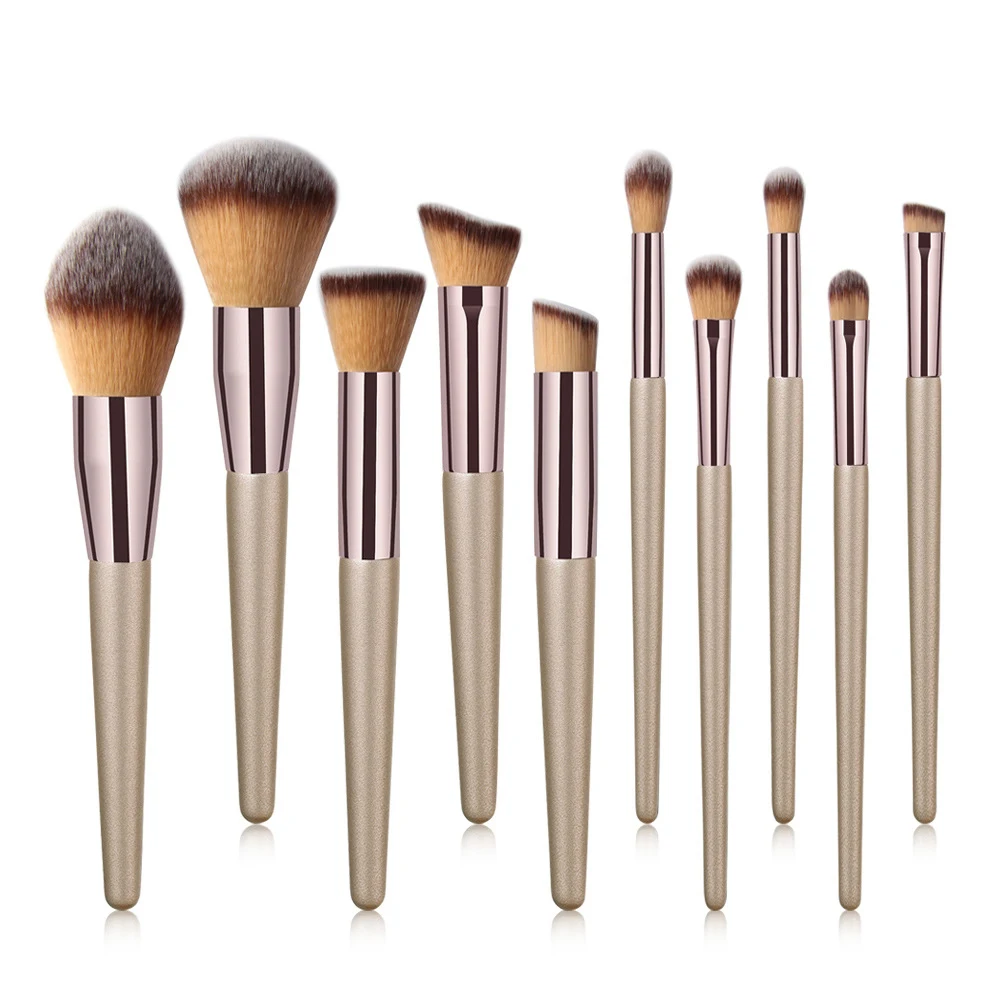 Beaumaker 2021 Custom Logo 10 Pieces Makeup Brush Set Wooden Handle Face Beauty Make Up Guangdong Makeup brush manufacturer, Gold
Beaumaker 2021 Custom Logo 10 Pieces Makeup Brush Set Wooden Handle Face Beauty Make Up Guangdong Makeup brush manufacturer, Gold