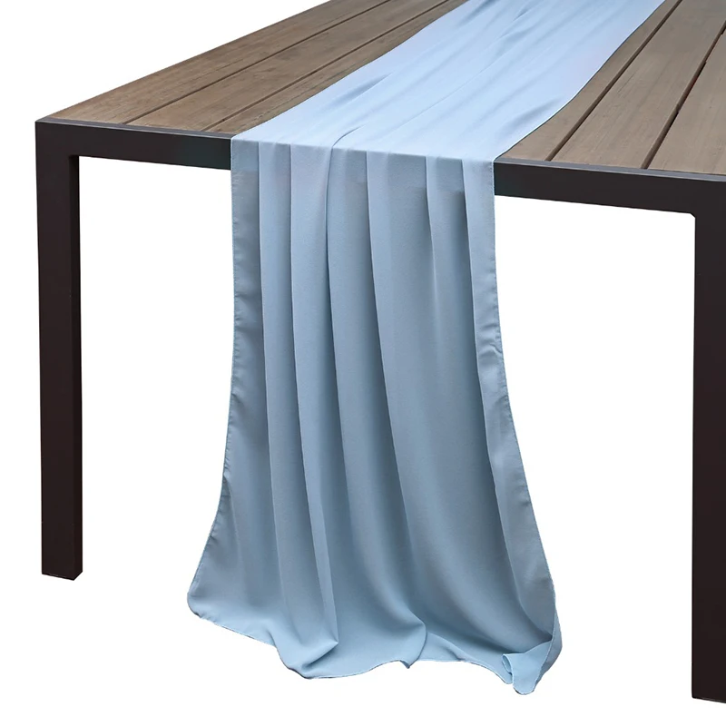 1pcs Wedding Table Runners Soft Chiffon Fabric Wedding Runner Bridal Party Decorations
1pcs Wedding Table Runners Soft Chiffon Fabric Wedding Runner Bridal Party Decorations
