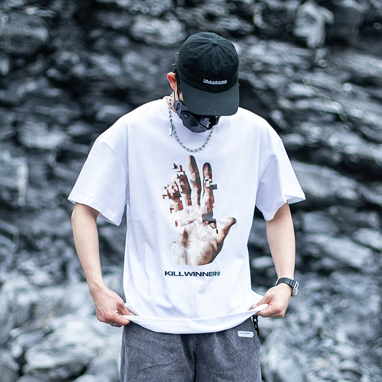 Killwinner high quality comfortable o neck teens t-shirt anti-pilling oversized tshirts men with custom logo printed, Black,white
Killwinner high quality comfortable o neck teens t-shirt anti-pilling oversized tshirts men with custom logo printed, Black,white
