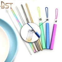 Portable multi-function bottle opener drinking straw box Reusable Stainless Steel Telescopic Straw
Portable multi-function bottle opener drinking straw box Reusable Stainless Steel Telescopic Straw