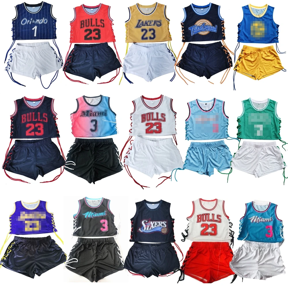 Free Shipping 2021 Summer Crop Tops Two Piece Biker Short Pant Set Basketball Wear Clothes Wholesale Jersey 2 Piece Pant Set
Free Shipping 2021 Summer Crop Tops Two Piece Biker Short Pant Set Basketball Wear Clothes Wholesale Jersey 2 Piece Pant Set