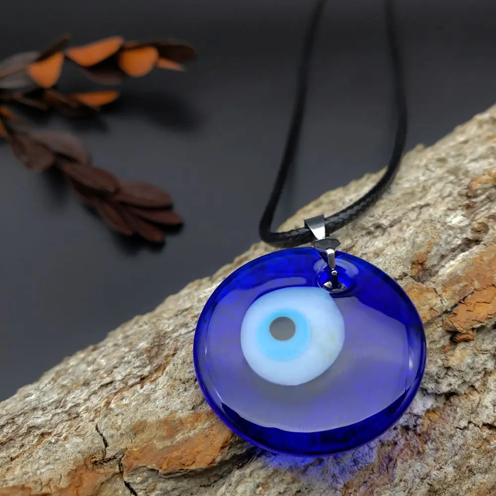 Wholesale Eye Evil Necklace Glass Leather Rope Chain Teardrop Shape Blue Eye Pendant Necklace
Wholesale Eye Evil Necklace Glass Leather Rope Chain Teardrop Shape Blue Eye Pendant Necklace