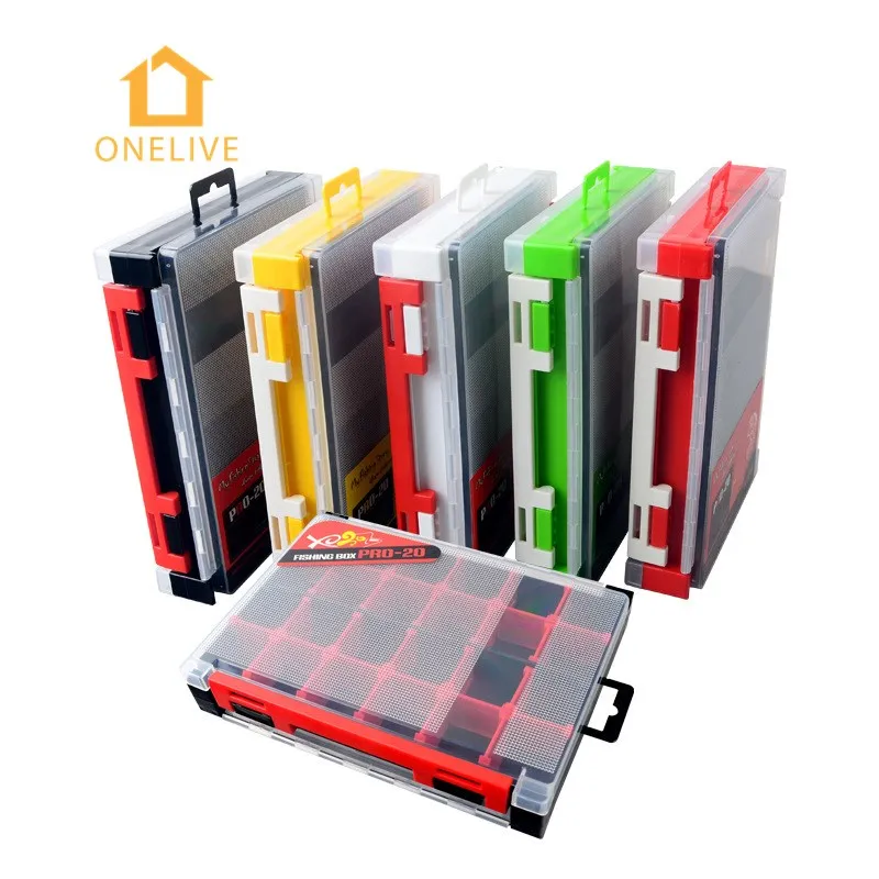 Wholesale multifunctional double-sided removable fishing tackle box storage lure box plastic box, Five color
Wholesale multifunctional double-sided removable fishing tackle box storage lure box plastic box, Five color
