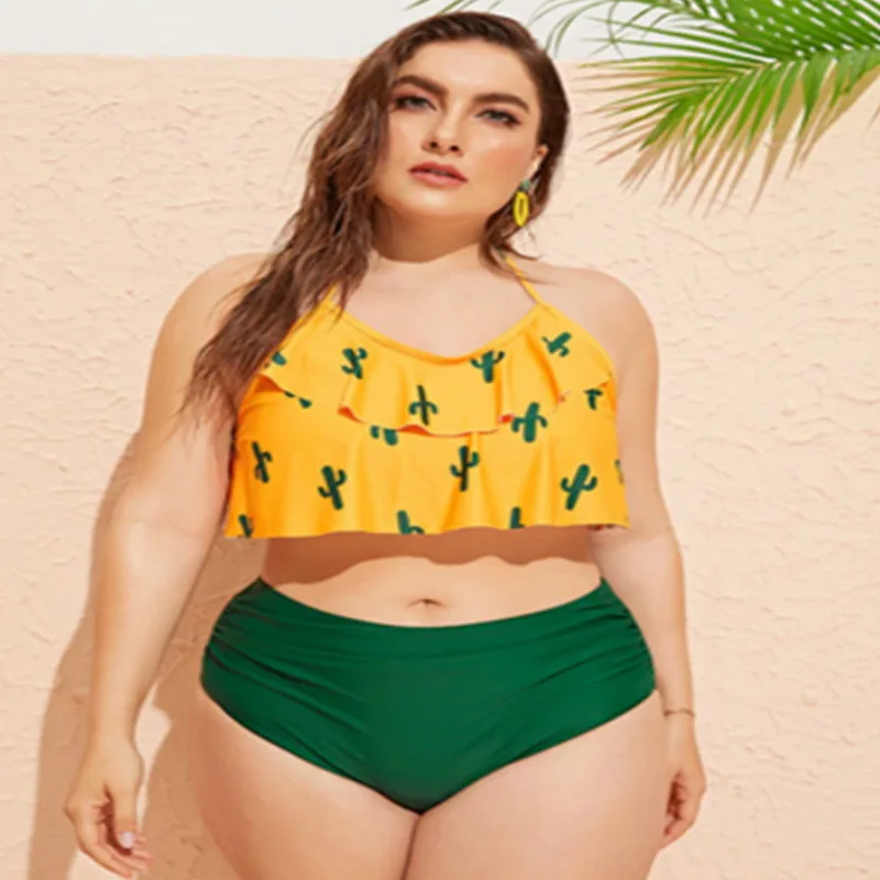 No MOQ Wholesale Fashion Woman Plus Size Swimwear Split High Waist Swimsuit Ladies Two Piece Lace Up Bikini
No MOQ Wholesale Fashion Woman Plus Size Swimwear Split High Waist Swimsuit Ladies Two Piece Lace Up Bikini