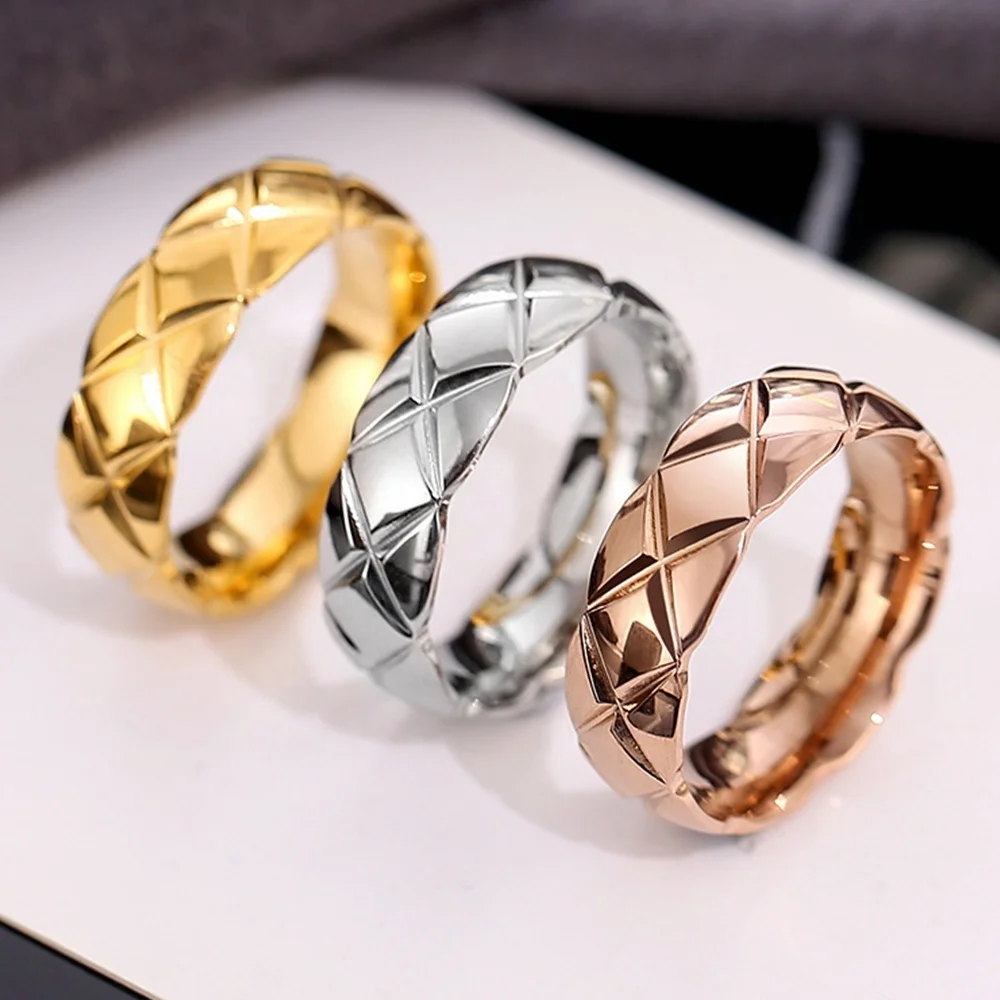 Luxury Jewelry Rings Hot Sale Stainless Steel Women Ring 18K Gold Rose Gold Diamond Ring, Gold,steel ,rose gold
Luxury Jewelry Rings Hot Sale Stainless Steel Women Ring 18K Gold Rose Gold Diamond Ring, Gold,steel ,rose gold