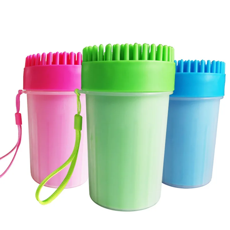 Upgrade Dog Paw Cleaner Washer Portable Pet Cleaner Cup with Bath Brush, Blue ,pink,green
Upgrade Dog Paw Cleaner Washer Portable Pet Cleaner Cup with Bath Brush, Blue ,pink,green