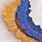 reef gold multi color wedding glass dinner chargers dishes plates