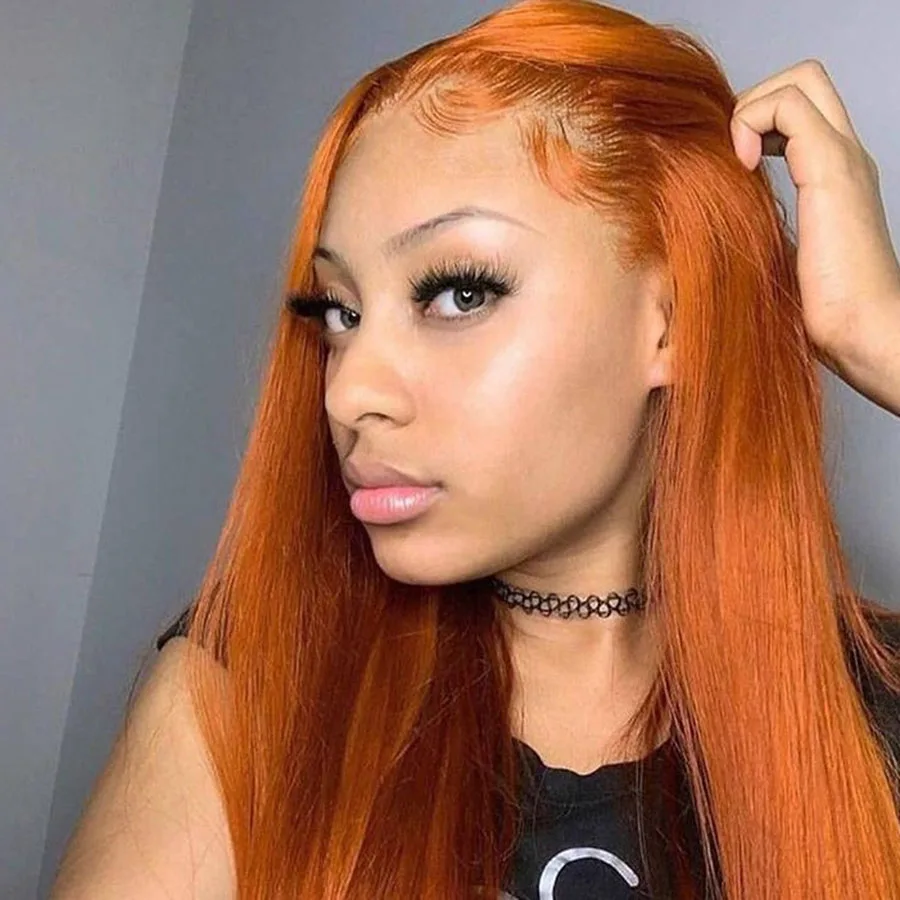 150% Brazilian Lace Front Human Hair Wigs with Baby Hair Orange Ginger 13x6 Lace Front Wigs for Black Women Natrual Hairline
150% Brazilian Lace Front Human Hair Wigs with Baby Hair Orange Ginger 13x6 Lace Front Wigs for Black Women Natrual Hairline