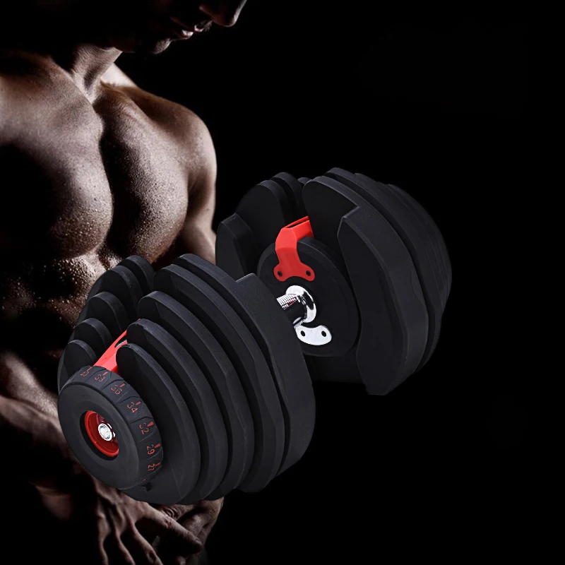 Wholesale Home Gym Spot Factory Sale Strength Training Equipment Rubber Dumbbell Set Dumbbell Barbell 24kg adjustable dumbbell, Black, black + red
Wholesale Home Gym Spot Factory Sale Strength Training Equipment Rubber Dumbbell Set Dumbbell Barbell 24kg adjustable dumbbell, Black, black + red
