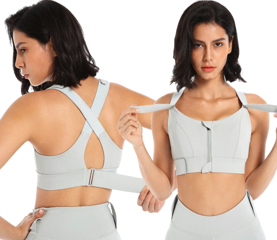 New Women Yoga Running Vest Shockproof Underwear Plus Size Adjustable Belt Front Zipper Sports Bra Gathered Without Steel Ring, Customized colors
New Women Yoga Running Vest Shockproof Underwear Plus Size Adjustable Belt Front Zipper Sports Bra Gathered Without Steel Ring, Customized colors