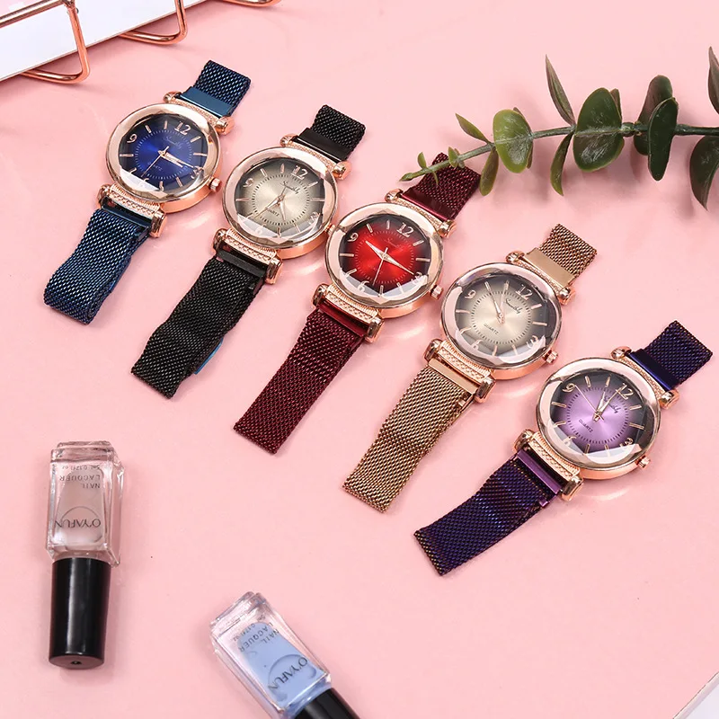 Fashion Women Watches Besting Sell Star Sky Gradient dial Luxury Quartz women watches
Fashion Women Watches Besting Sell Star Sky Gradient dial Luxury Quartz women watches