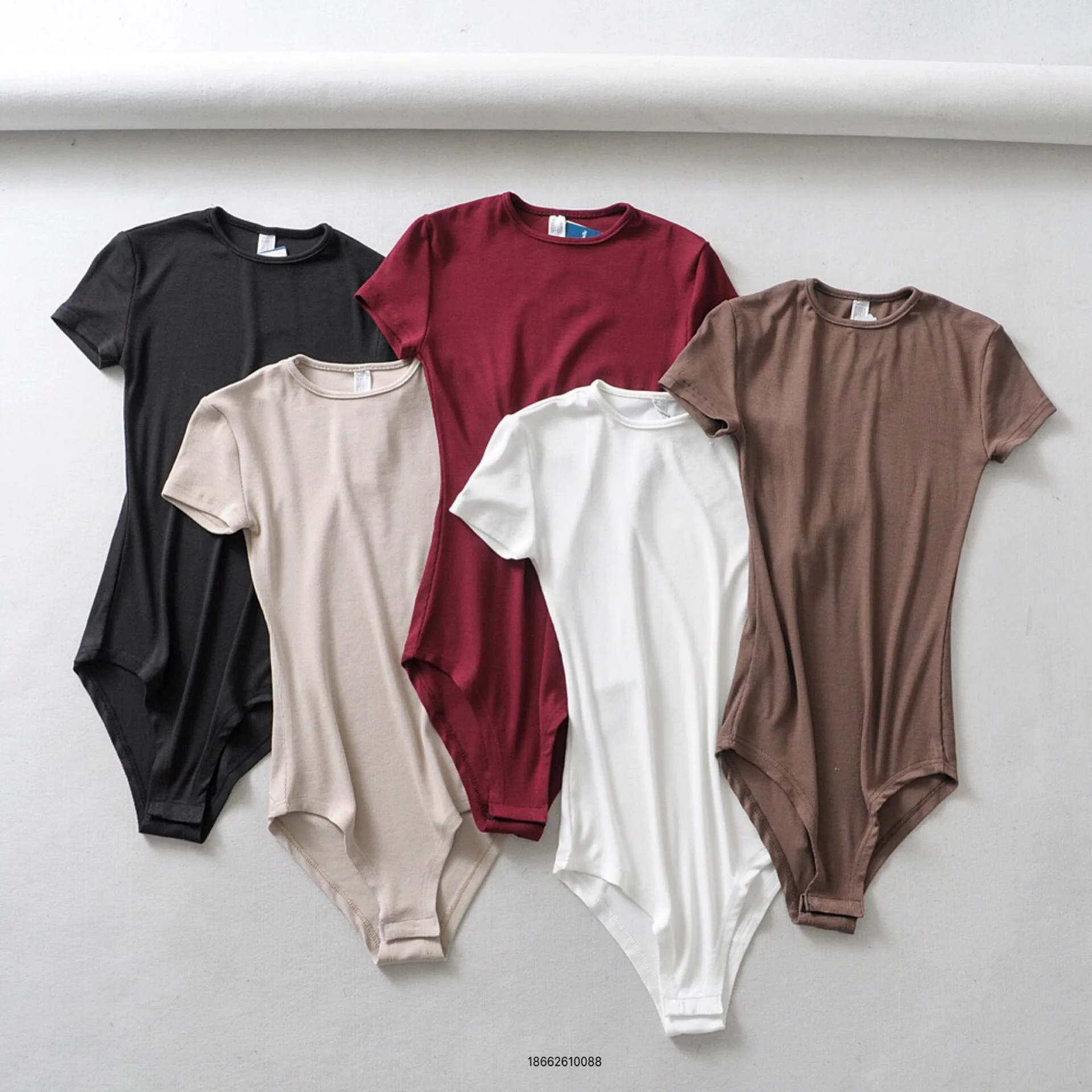 new summer autumn fashion solid color jumpsuit women's round neck slim short sleeve pullover casual sexy beach bodysuit, As shown
new summer autumn fashion solid color jumpsuit women's round neck slim short sleeve pullover casual sexy beach bodysuit, As shown
