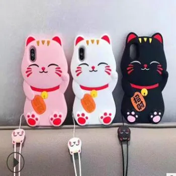 Application of cartoon cat iPhone XSMax mobile phone shell 7plus silicone anti-fall Apple 7/XR protective cover 
Application of cartoon cat iPhone XSMax mobile phone shell 7plus silicone anti-fall Apple 7/XR protective cover