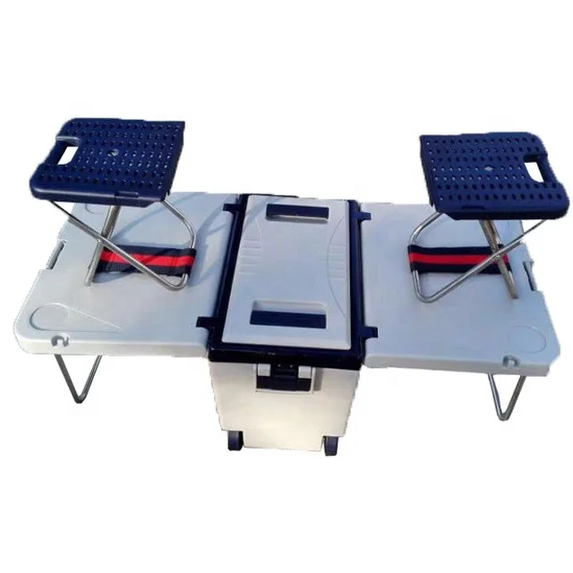 Plastic outdoor camping ICE cooling boxes with table folded cooler box with stool cooler box picnic table, Red /blue/grey
Plastic outdoor camping ICE cooling boxes with table folded cooler box with stool cooler box picnic table, Red /blue/grey