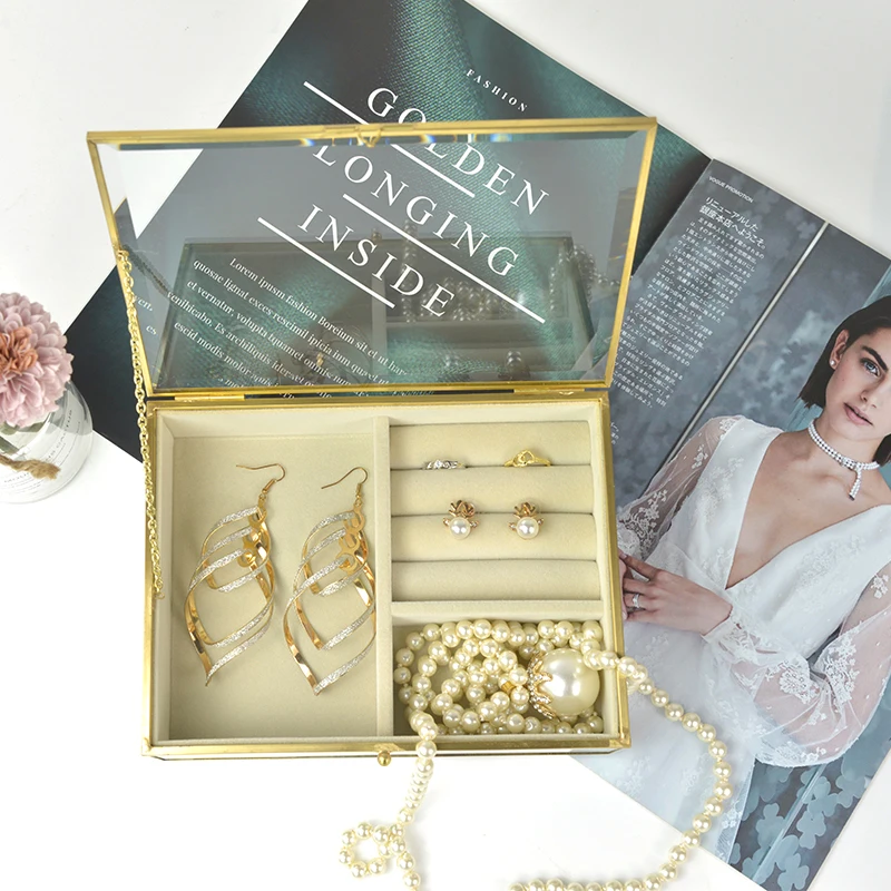 Luxury Jewelry Ring Earring Glass Case For Glass Window Custom Logo Large Gift Storage Box
Luxury Jewelry Ring Earring Glass Case For Glass Window Custom Logo Large Gift Storage Box