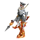 装飾ホテルやオフィスレストランエナメル手仕事による Na 茶万里フィギュア像 Nezha 樹脂彫刻