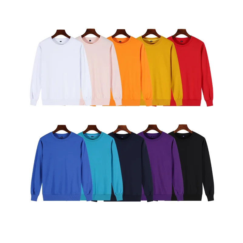 80% Cotton 20% Polyester Fabric Crewneck Casual Pullover Sweatshirt for Autumn and Winter, 10 colors
80% Cotton 20% Polyester Fabric Crewneck Casual Pullover Sweatshirt for Autumn and Winter, 10 colors