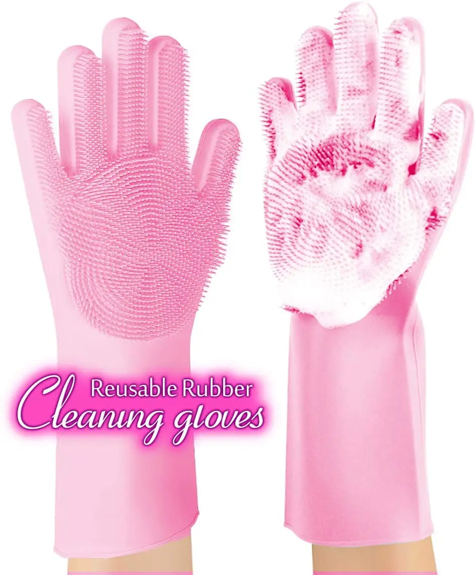 Factory Wholesale Reusable Food Grade Silicone Magic Scrubber Gloves for Dishwasher Pet Dog Bath, 3 colors
Factory Wholesale Reusable Food Grade Silicone Magic Scrubber Gloves for Dishwasher Pet Dog Bath, 3 colors