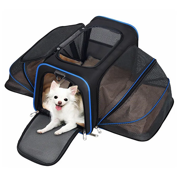 Newly Design Portable Folding Storage Bag Breathable Expandable Pet Carrier, Black, grey
Newly Design Portable Folding Storage Bag Breathable Expandable Pet Carrier, Black, grey