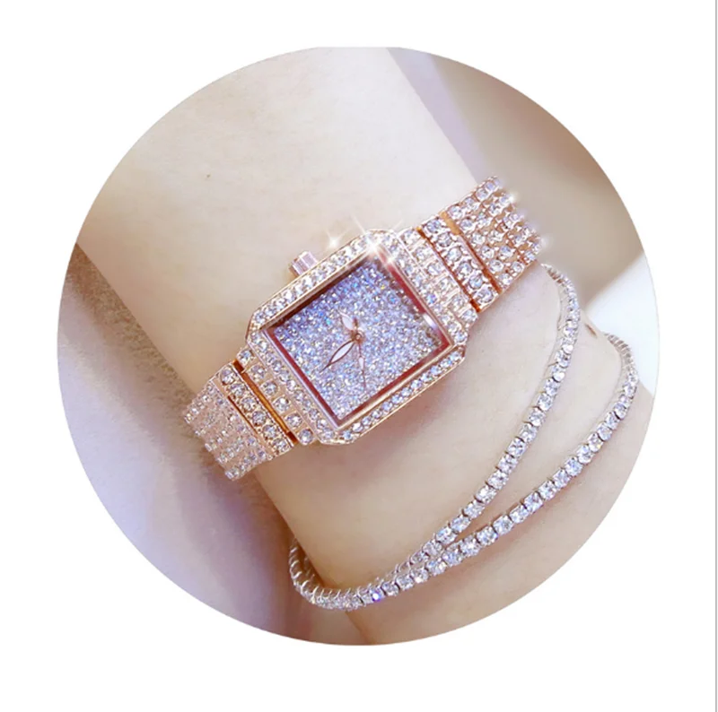 New Original Bs Watches New Fashion Girls Watches Watch Ice Luxury, Rose gold, gold, silver
New Original Bs Watches New Fashion Girls Watches Watch Ice Luxury, Rose gold, gold, silver