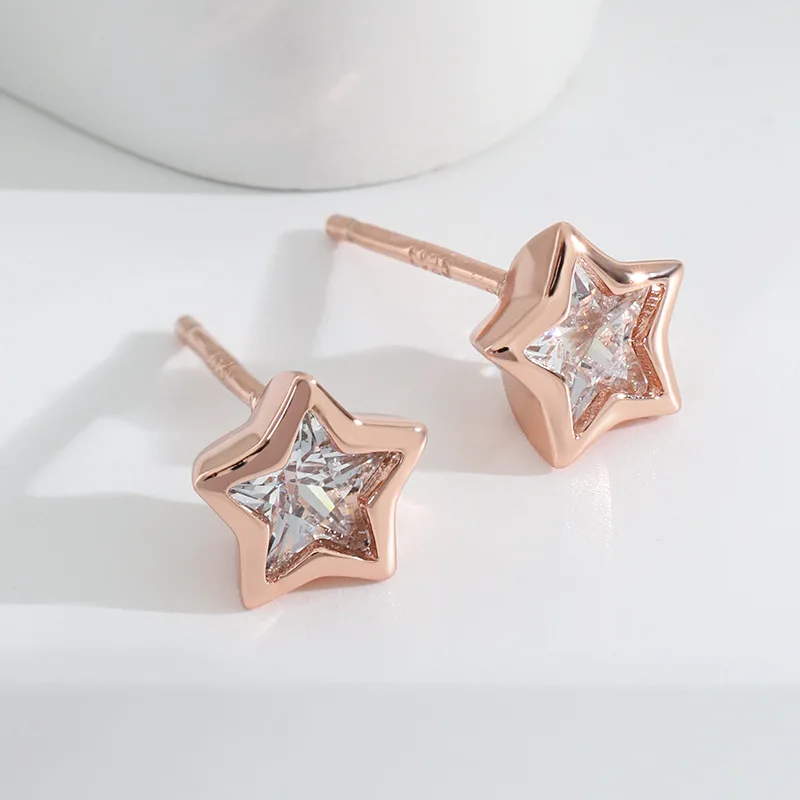 Best Selling Jewelry Gold Plated S925 Sterling Silver Star Stud Earrings Bling Crystal CZ Zirconia Star Earring For Love
Best Selling Jewelry Gold Plated S925 Sterling Silver Star Stud Earrings Bling Crystal CZ Zirconia Star Earring For Love