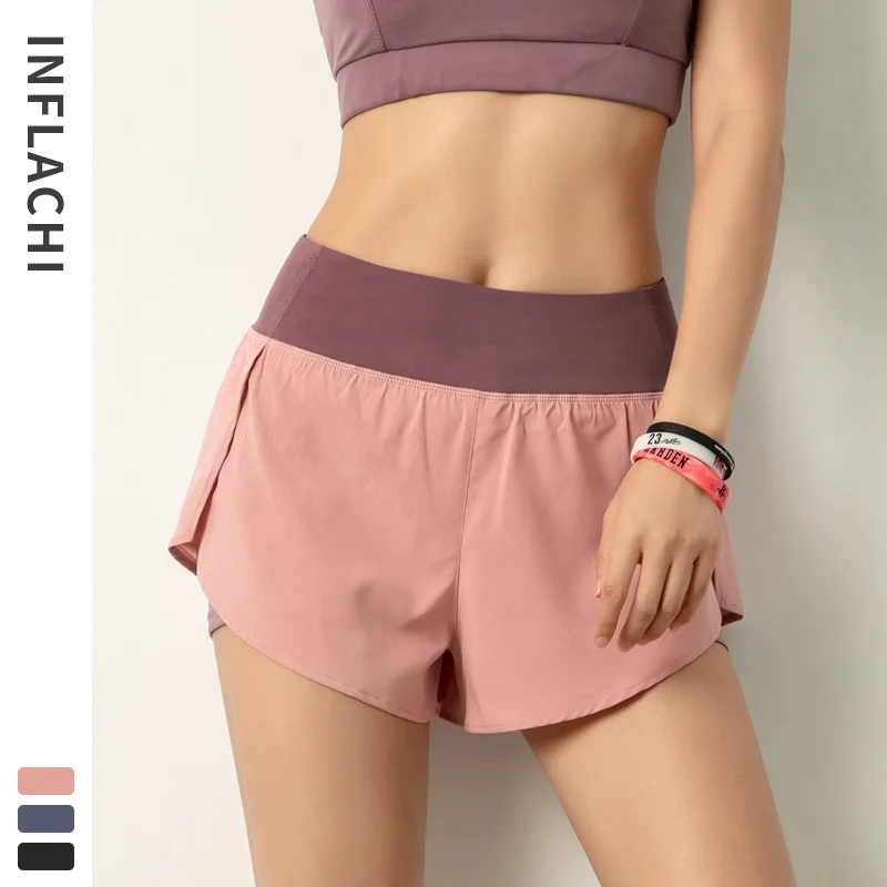 2021 Women Gym Double Shorts Side Pocket Running Shorts Breathable Quick Dry Yoga Women Shorts Workout Fitness Sportwear
2021 Women Gym Double Shorts Side Pocket Running Shorts Breathable Quick Dry Yoga Women Shorts Workout Fitness Sportwear