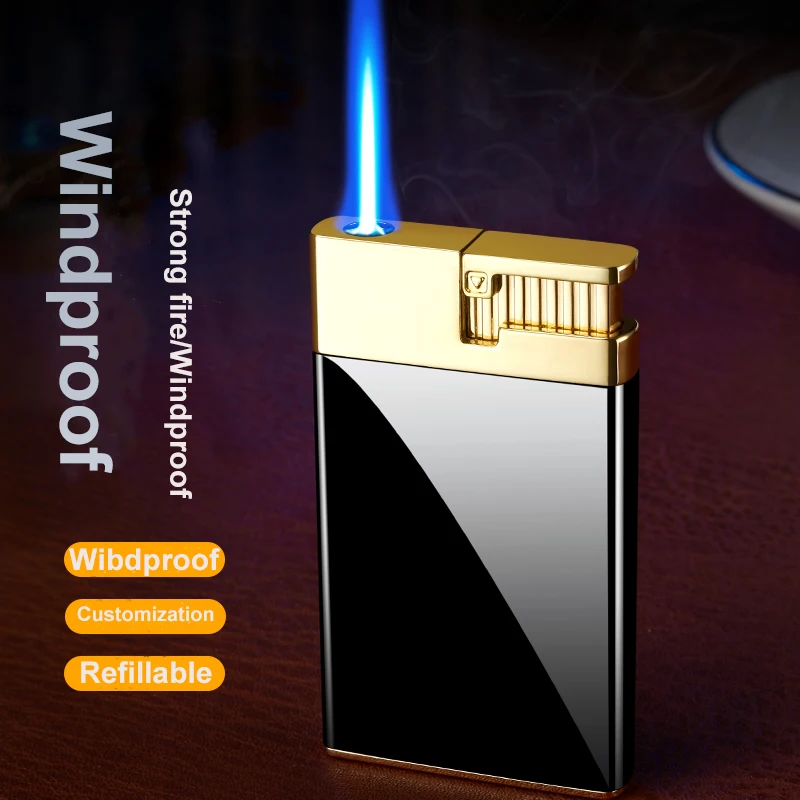 Cigarette Lighter Gift Box Windproof Lighter JET Lighter Custom Logo Outdoor Western OEM Sea Air, Customized color
Cigarette Lighter Gift Box Windproof Lighter JET Lighter Custom Logo Outdoor Western OEM Sea Air, Customized color