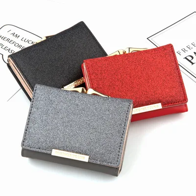 Best selling mini custom women luxury short wallet korean fashion sequins three-fold small bag multi-card student coin wallet, Black, orange, blue, red, gray, purple
Best selling mini custom women luxury short wallet korean fashion sequins three-fold small bag multi-card student coin wallet, Black, orange, blue, red, gray, purple