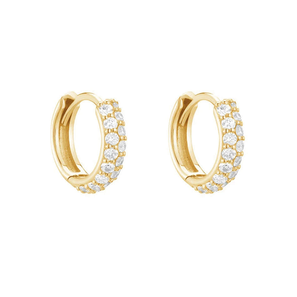 925 sterling silver luxury jewelry hot sale 18k gold plated pave cubic zircon boom huggie hoop earrings
925 sterling silver luxury jewelry hot sale 18k gold plated pave cubic zircon boom huggie hoop earrings