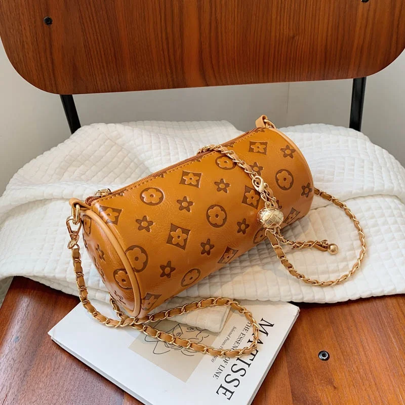 Hot sale printing design drawstring chain duffel bag cute embossed fashion lady messenger bag, Coffee/brown/dark green/beige
Hot sale printing design drawstring chain duffel bag cute embossed fashion lady messenger bag, Coffee/brown/dark green/beige