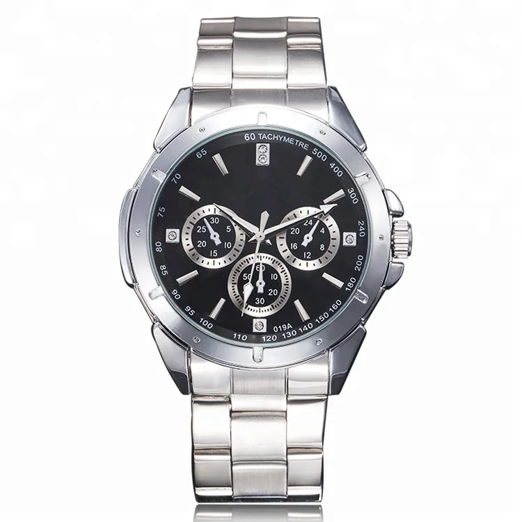 Colorful Silver Stainless Steel Strap Large Glass Dial Mens Quartz Watch For Business Ware
Colorful Silver Stainless Steel Strap Large Glass Dial Mens Quartz Watch For Business Ware