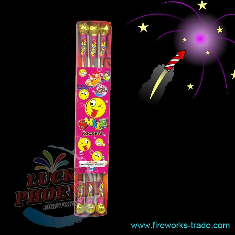 Smile bottle Rocket Firework for sale in Liuyang