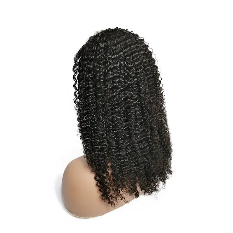 Glueless Human Hair Material Swiss Lace Brazilian Curly Lace Front Wig Kinky Curly 4*4 Closure Lace Front Wigs For Black Women, Natural color closure lace wig
Glueless Human Hair Material Swiss Lace Brazilian Curly Lace Front Wig Kinky Curly 4*4 Closure Lace Front Wigs For Black Women, Natural color closure lace wig