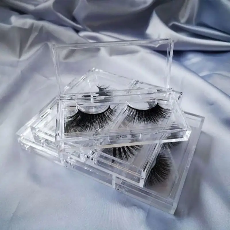 3d mink eyelashes with customize box lashvendor mink 3 pair eyelash box20mm lashbook, Natural black 
3d mink eyelashes with customize box lashvendor mink 3 pair eyelash box20mm lashbook, Natural black