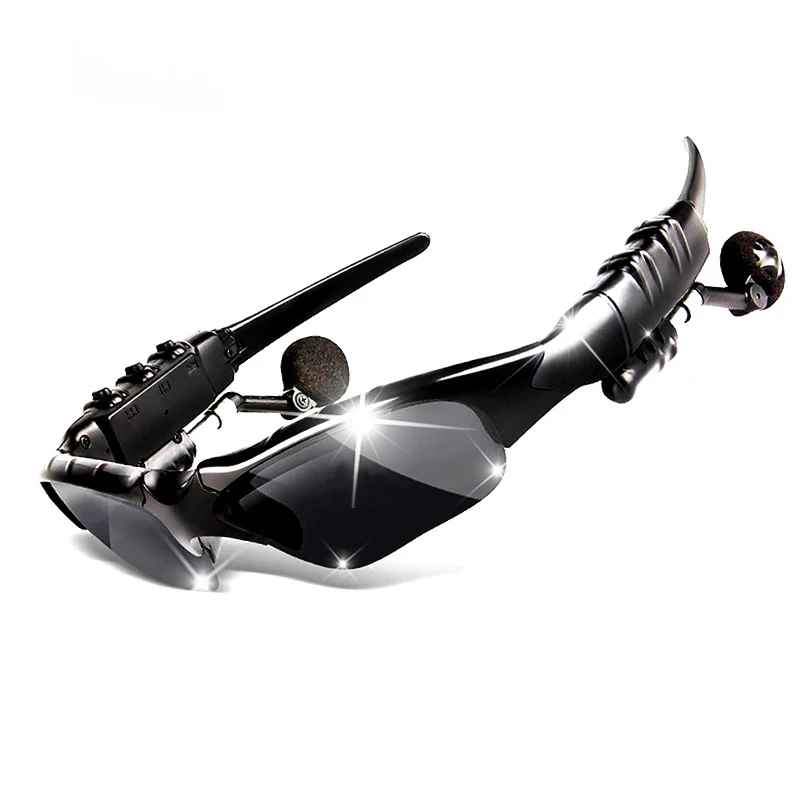 Cycling Sunglasses Riding Wireless Earphone Smart Glasses Outdoor Sport Wireless Headset Bike Sun Glasses Headphone With Mic, Black frame + black len
Cycling Sunglasses Riding Wireless Earphone Smart Glasses Outdoor Sport Wireless Headset Bike Sun Glasses Headphone With Mic, Black frame + black len