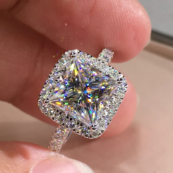 Independent Thin Rings Wedding Lady Girls Crystal Clear Gem Zircon Micro Pave Dainty Big Square CZ Silver Rings Women
Independent Thin Rings Wedding Lady Girls Crystal Clear Gem Zircon Micro Pave Dainty Big Square CZ Silver Rings Women