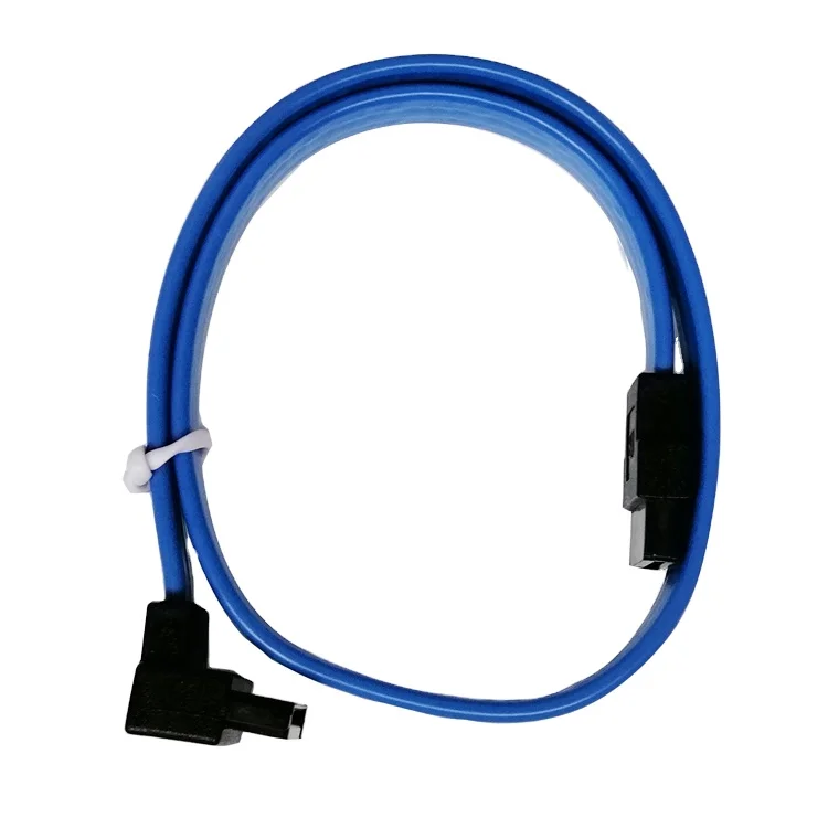 Usb Cable Sata Ill Cable 7pin Straight To Down Angle/Flat 90 Degree Sata Cable, Blue
Usb Cable Sata Ill Cable 7pin Straight To Down Angle/Flat 90 Degree Sata Cable, Blue