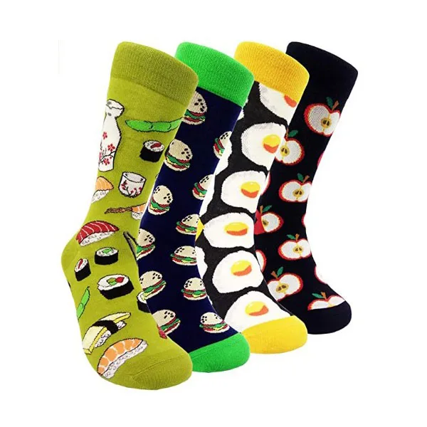 AJ 20146 OEM Wholesale Best Combed Cotton Novelty Food Pattern Funny Fashion Mens Crew Socks
AJ 20146 OEM Wholesale Best Combed Cotton Novelty Food Pattern Funny Fashion Mens Crew Socks