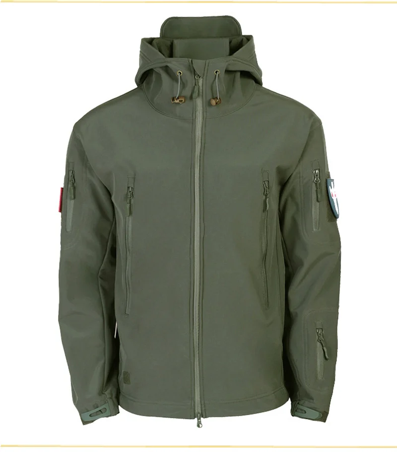JK001 Oversize Fleece Bomber Jacket Men Custom High Quality Army Green Windproof Waterproof Hooded Jacket
JK001 Oversize Fleece Bomber Jacket Men Custom High Quality Army Green Windproof Waterproof Hooded Jacket