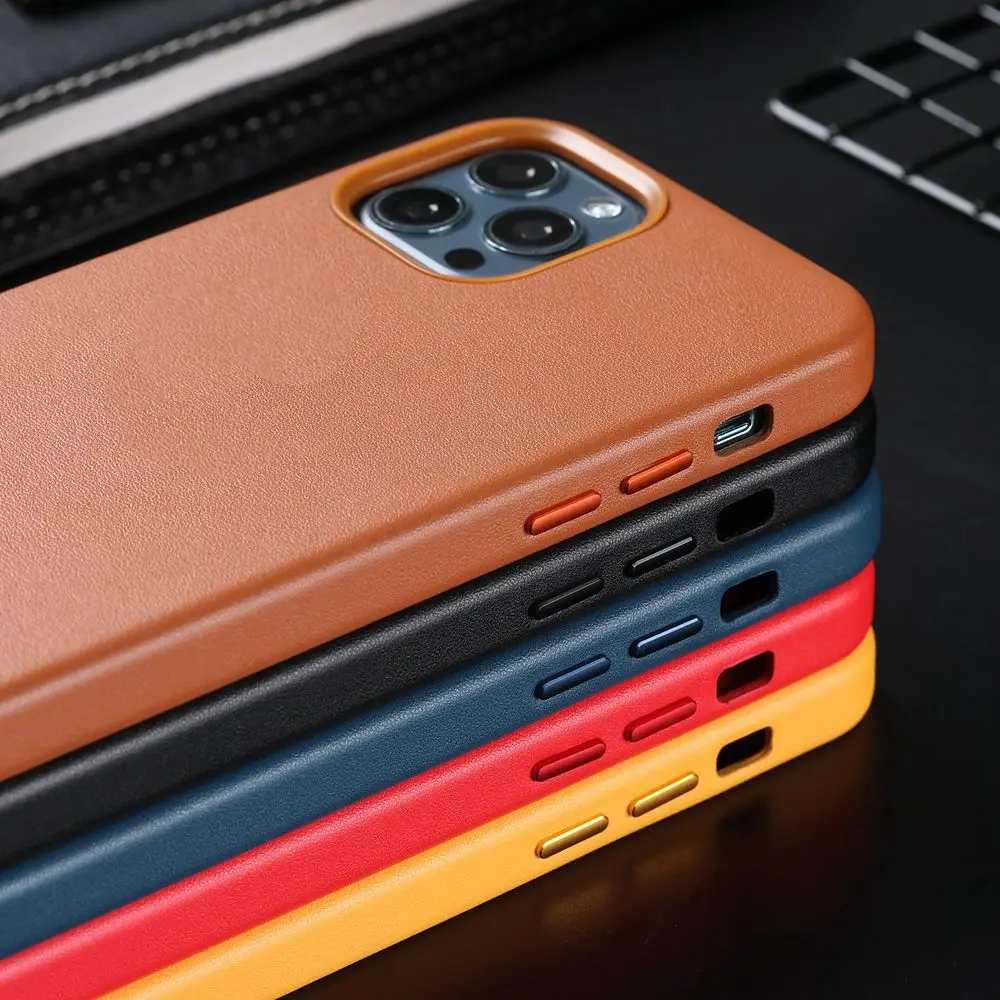2021 wholesale Hotsalling Luxury clip mini genuine leather with magsafe leather case For iPhone 12 pro max phone case
2021 wholesale Hotsalling Luxury clip mini genuine leather with magsafe leather case For iPhone 12 pro max phone case