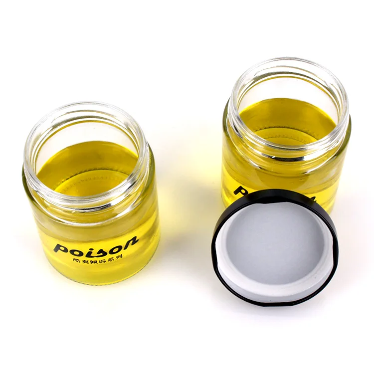 Custom 300ml 10oz cylinder shaped honey pickles glass jar and twist off cap