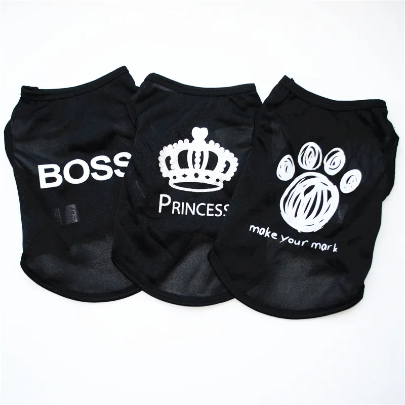 Fashion Thin Letters Pet Clothes Summer Small Dog Tshirt Puppy Vest Cat Clothes, As shown in details
Fashion Thin Letters Pet Clothes Summer Small Dog Tshirt Puppy Vest Cat Clothes, As shown in details